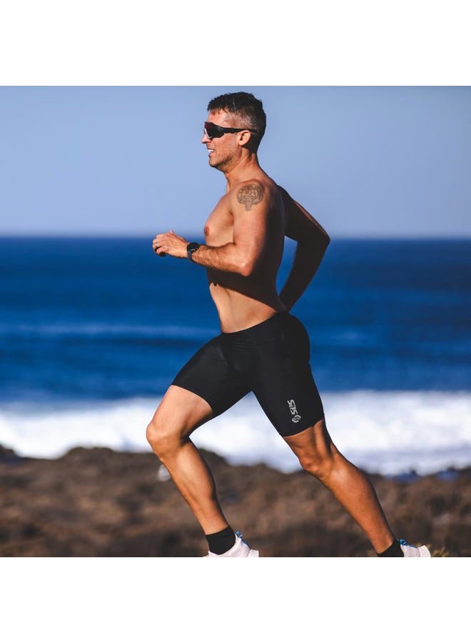 SLS3 Triathlon Shorts Mens - Tri Short Men - Men's Triathlon Shorts - Tri Shorts Black - 2 Pockets FRT 2.0 - Designed by Athletes for Athletes - Image 3