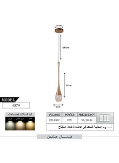 Best Power Drop-Shaped Crystal Pendant Light 6579 Nordic Style Long Line Chandelier LED Ceiling Lamp Modern Lighting Fixture  - Image 5