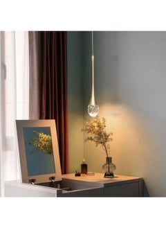 Best Power Drop-Shaped Crystal Pendant Light 6579 Nordic Style Long Line Chandelier LED Ceiling Lamp Modern Lighting Fixture  - Image 2