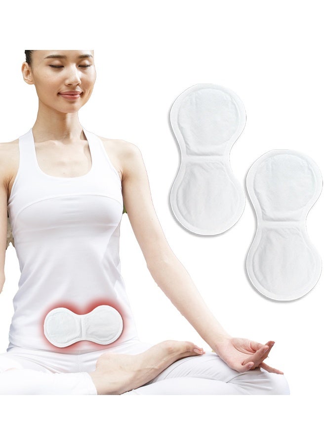 Hodaf Abdomen Warmer,Heat Patches For Period Pain Relief & Period Cramps, Portable Menstrual Heating Pad, Air-Activated Adhesive Heating Patches For Cramps, Suitable For All Skin Types, 5 Packs - Image 3