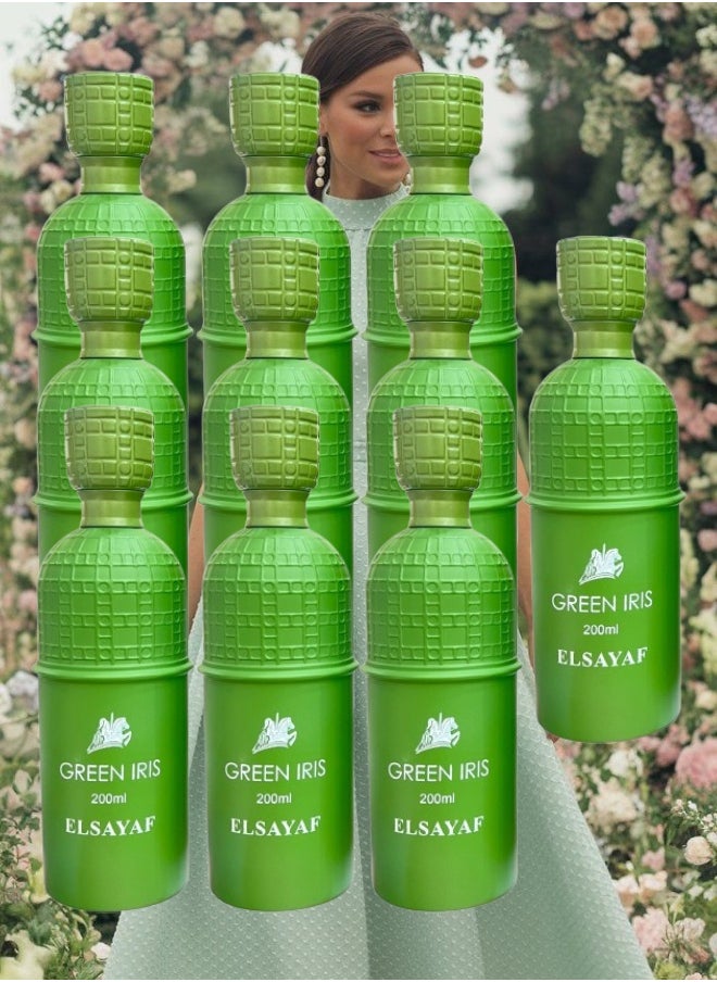 IRIS 10 Pieces Green Iris Perfume 200ML  - Image 1