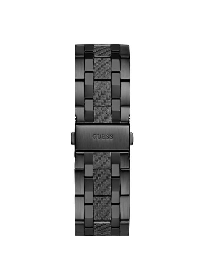 GUESS RESISTANCE Recycled Steel 44 mm Analog Watch - Image 3