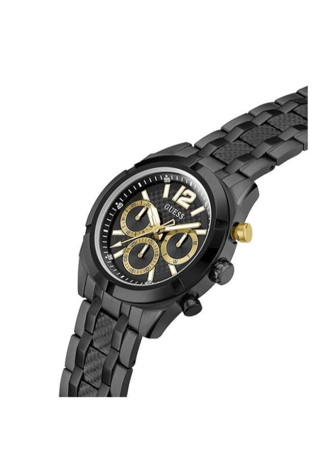 GUESS RESISTANCE Recycled Steel 44 mm Analog Watch - Image 4