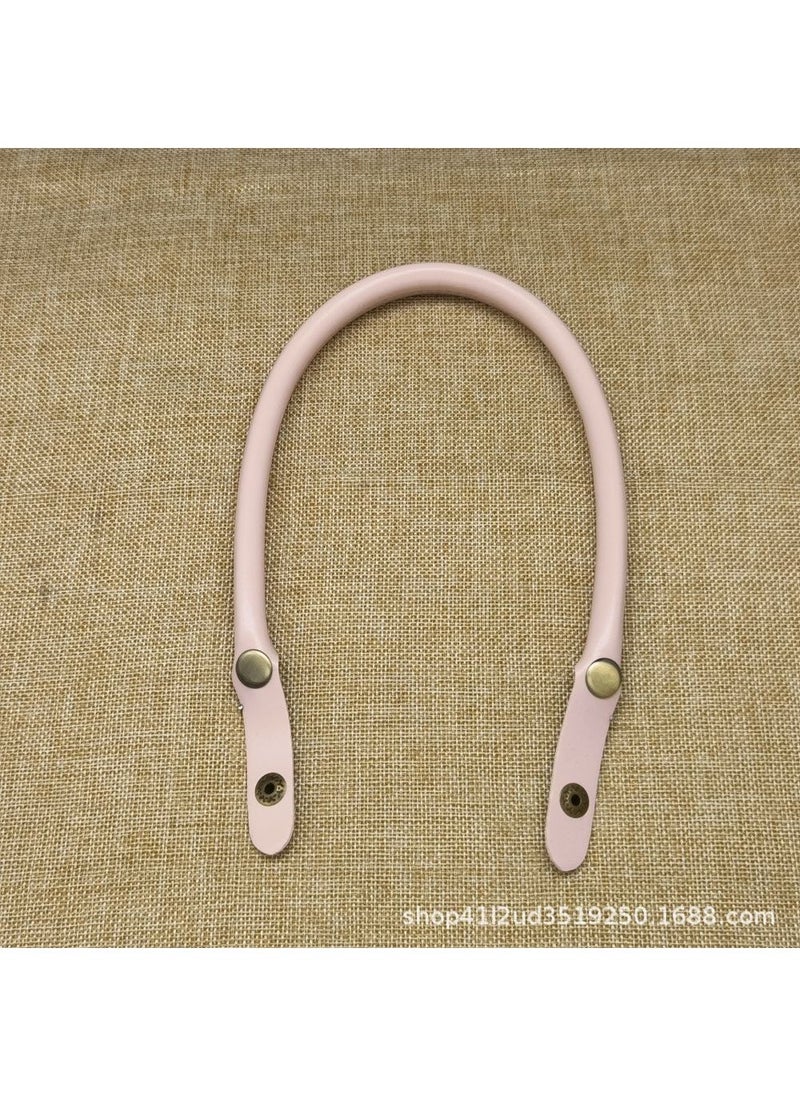 Generic Bag accessories handbag strap handle accessories snap button hand handle womens bag hand strap Barbie Pink 40cm (one piece) 