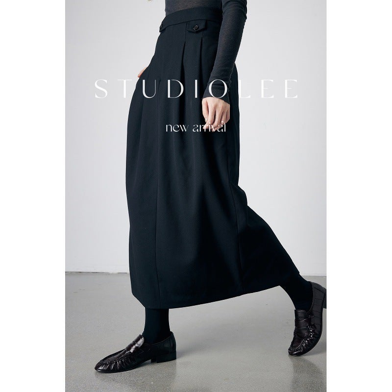 Cowhide ~ Grape Mom'S Same Style Genuine Leather Retro Pleated Loafers For Women With Thick Heels And Lazy Flats Shoes - Image 3