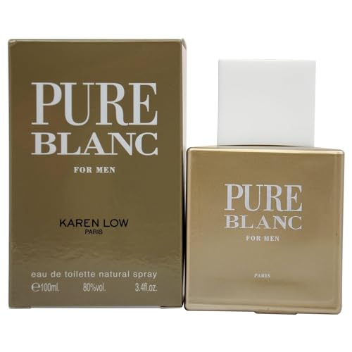 Karen Low Pure Blanc Eau De Toilette Spray for Men, 3.4 Ounce - Image 1