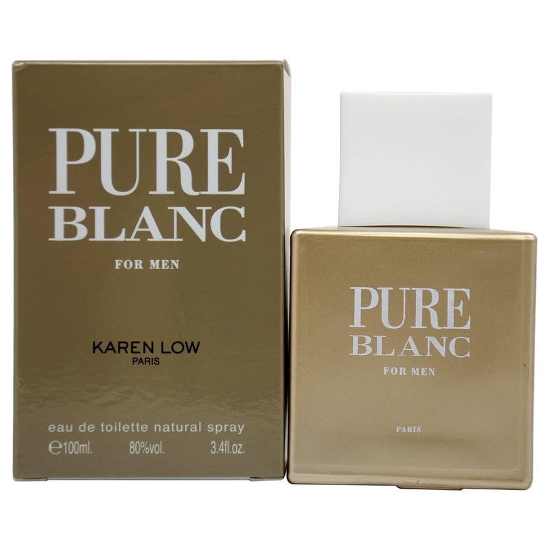 Karen Low Pure Blanc Eau De Toilette Spray for Men, 3.4 Ounce - Image 2