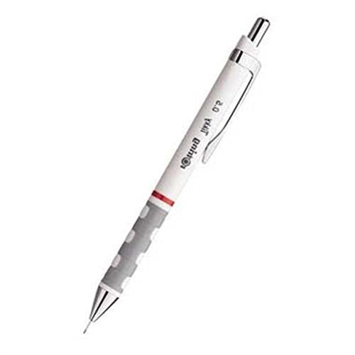 Rotring 0.5mm Mechanical Clutch Lead Pencil | Tikky | for Smooth Writing Drafting Drawing | White Barrel | Stationery - Image 4