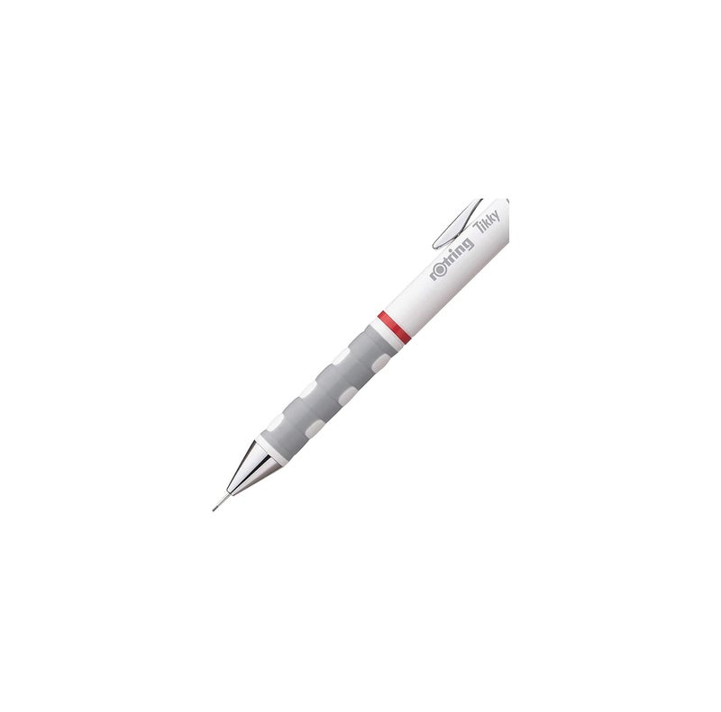Rotring 0.5mm Mechanical Clutch Lead Pencil | Tikky | for Smooth Writing Drafting Drawing | White Barrel | Stationery - Image 3