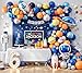 Beaumode DIY Outer Space Balloon Garland Arch Kit 148pcs for Outspace Baby Shower Two the Moon Birthday UFO Astronaut Themed Planet Rocket Party Decoration Blue Orange Silver 01 - Image 2