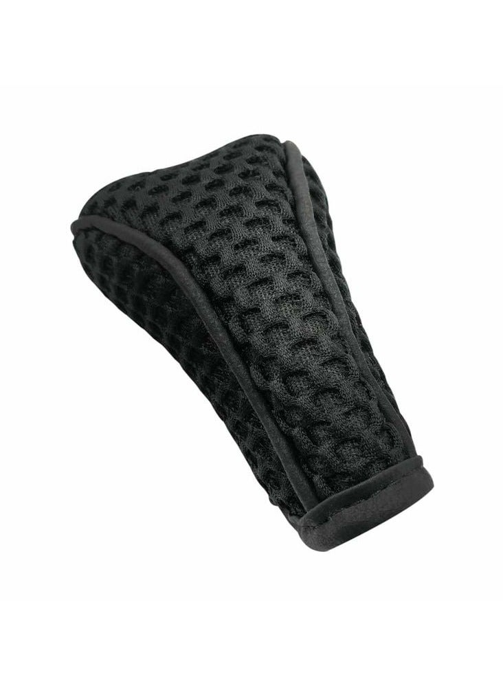 روكا غطاء مقبض تروس عالمي مناسب من جلد البولي يوريثان عالي الجودة لغطاء مقبض ناقل حركة السيارة الأوتوماتيكي - أسود روكا - Image 2