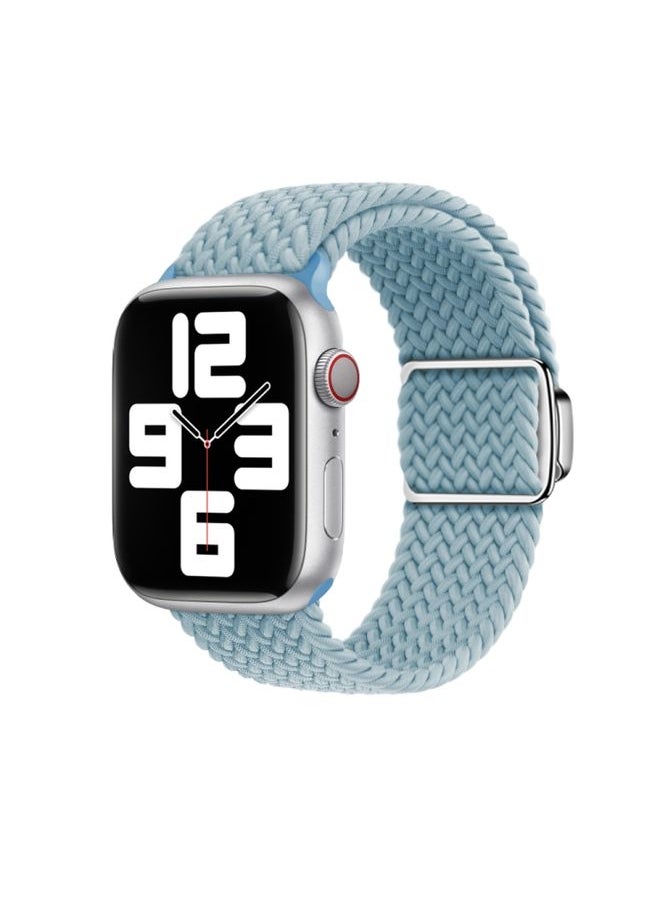 Generic - Replacement Strap For Apple Watch Ultra 2 49mm Nylon Loop Magnetic Buckle Watch Band Rock Blue - Image 1