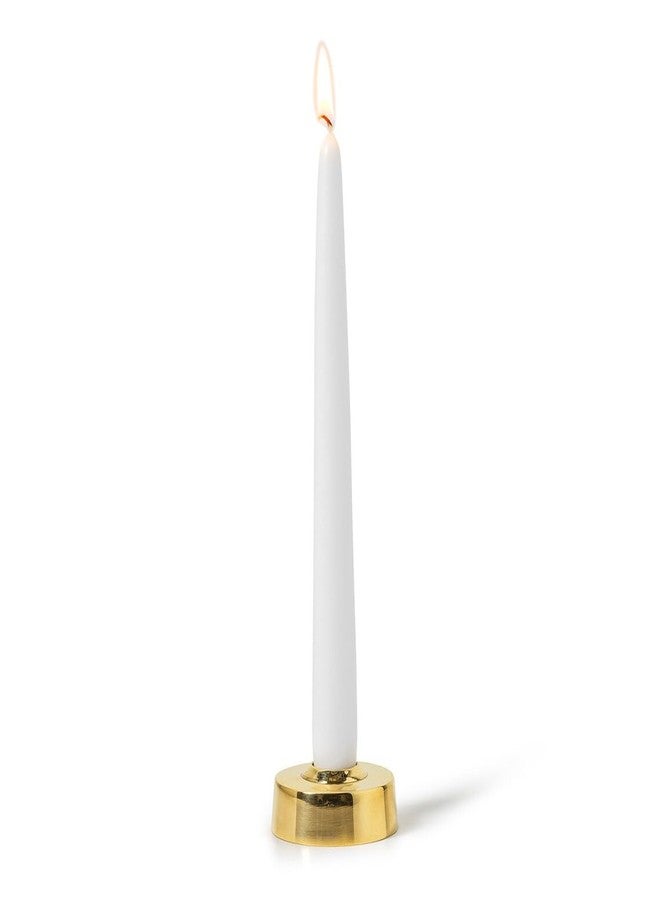 LUCES Paraffin Wax White Tall Taper Stick Candles Pillar Smokeless Dripless Scented for Party Home Dinner Table Decor Set of 8 Burn Time 8 Hour - Image 2