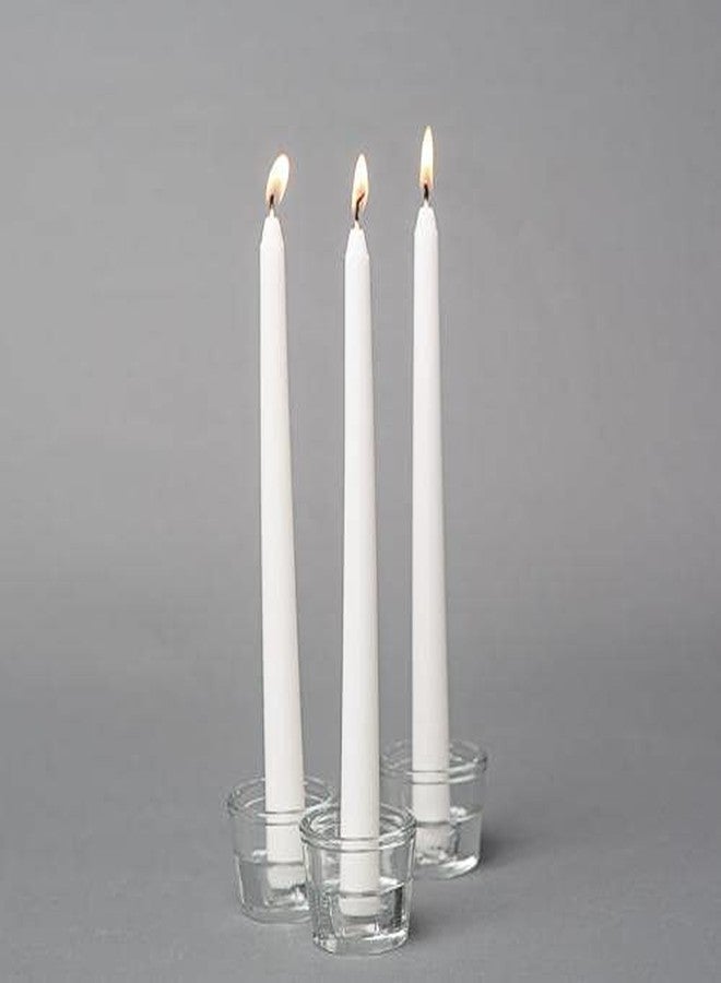 LUCES Paraffin Wax White Tall Taper Stick Candles Pillar Smokeless Dripless Scented for Party Home Dinner Table Decor Set of 8 Burn Time 8 Hour - Image 5