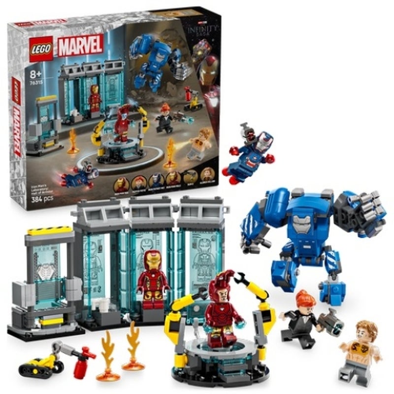 LEGO - Iron Man's Laboratory ( 384 Pcs ) - 76315