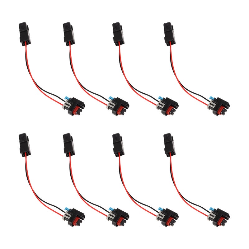 8Pcs Fuel Injector Connector Plug Wire Harness for Delphi Injectors LQ4 LQ9 4.8 5.3 6.0 Engine - Image 3
