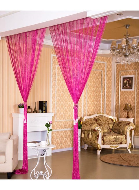 Shiny Tassel String Doorway Curtain 300x280 cm