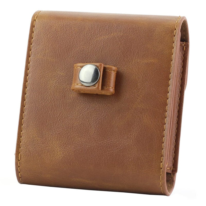 Coffee Leather Instant Camera Case Portable Photo Film Storage Pouch Holder - Image 2