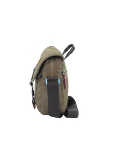 Discovery Discovery ICON Flap Over Utility Bag 2.8L Khaki, Zipper Compartment Casual Shoulder Bag For Men And Women Removable Shoulder Strap Secure RFID Pocket  - Image 3
