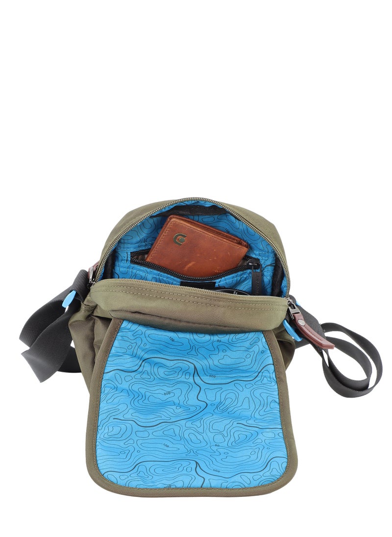 Discovery ICON Flap Over Utility Bag 2.8L Khaki, Zipper Compartment Casual Shoulder Bag For Men And Women Removable Shoulder Strap Secure RFID Pocket - pzsku/Z225F5B190CA0A5A724D6Z/45/_/1721997230/e5ee7a46-fc40-438b-9a7c-2af5c58e47d6