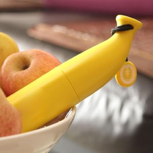 Ashtron Banana-Shape Mini Folding Umbrella – Compact Travel Umbrella with UV Protection & Windproof Frame for Outdoor, Rain & Sun (Yellow) - Image 4