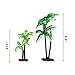 OBUY 12Pieces 315inch and 55inch Green Palm Tree Cake Topper Decorated with Coconut Cake Topper Cake Decoration or Model Sand Table Decoration - Image 2