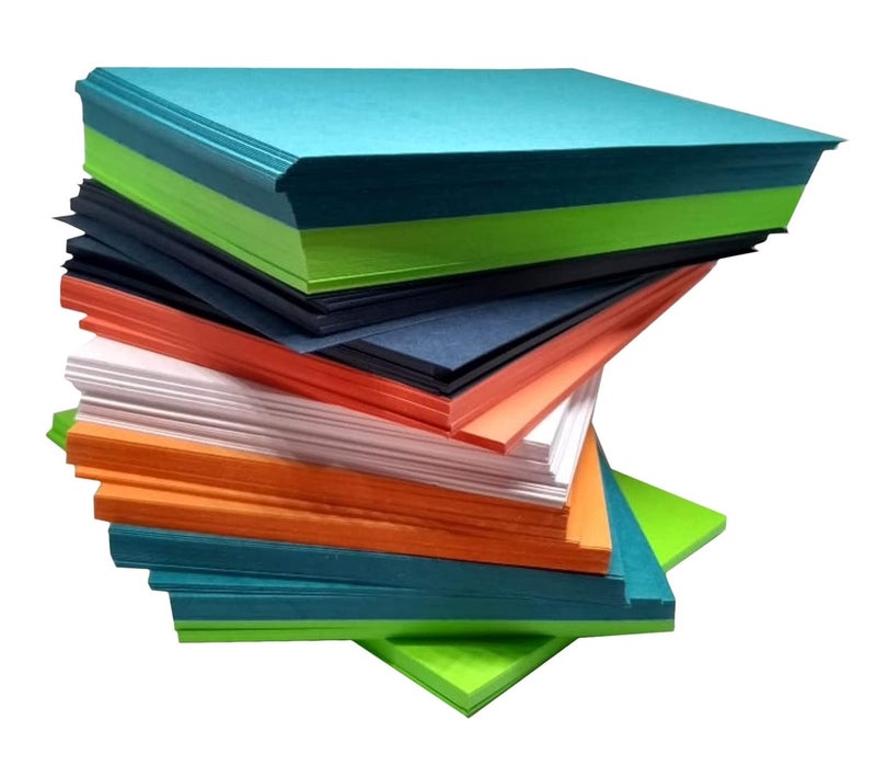 Imprint unruled Colourful Index Cards- (5"x8") inch (Pack of 50), Thick and Smooth 6 Colors Assorted - Image 2