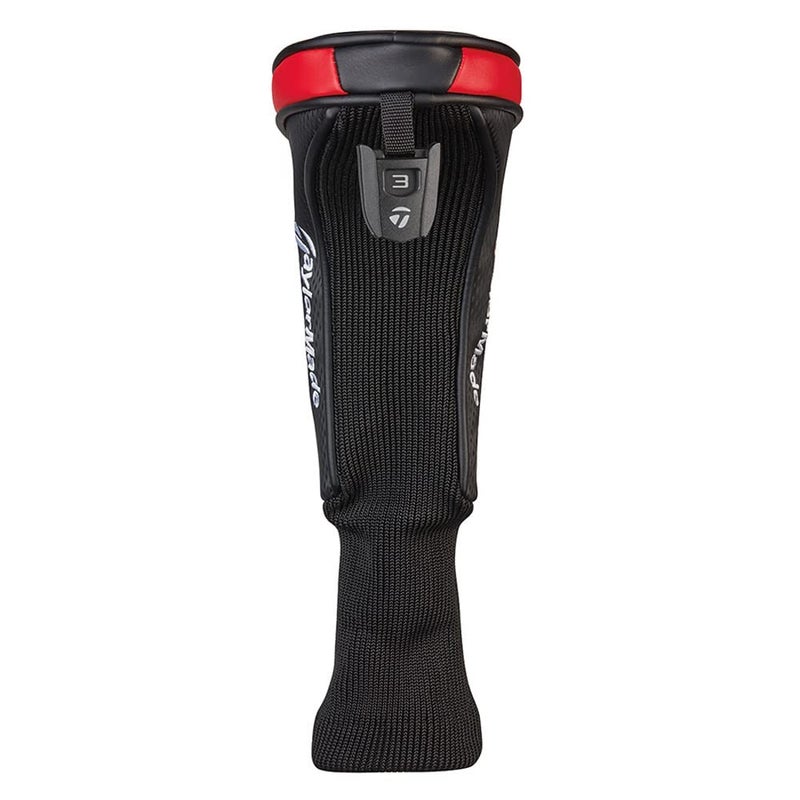 TaylorMade New Golf Stealth Black/Red Hybrid/Rescue Headcover - Image 2