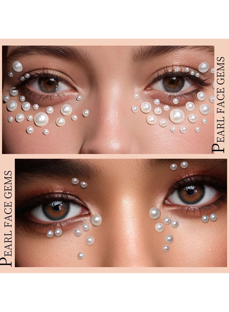 ذاتية اللصق جوهرة الوجه واللؤلؤ ، تنطبق على مستحضرات التجميل ، والمجوهرات عطلة ، الشعر جوهرة ، حجر الراين ملصقا ، تنطبق على الوجه ، العين ، ومستحضرات التجميل ، الأظافر ، والحرف اليدوية الماس ملصقا مجموعة ، متعدد الألوان - Image 4