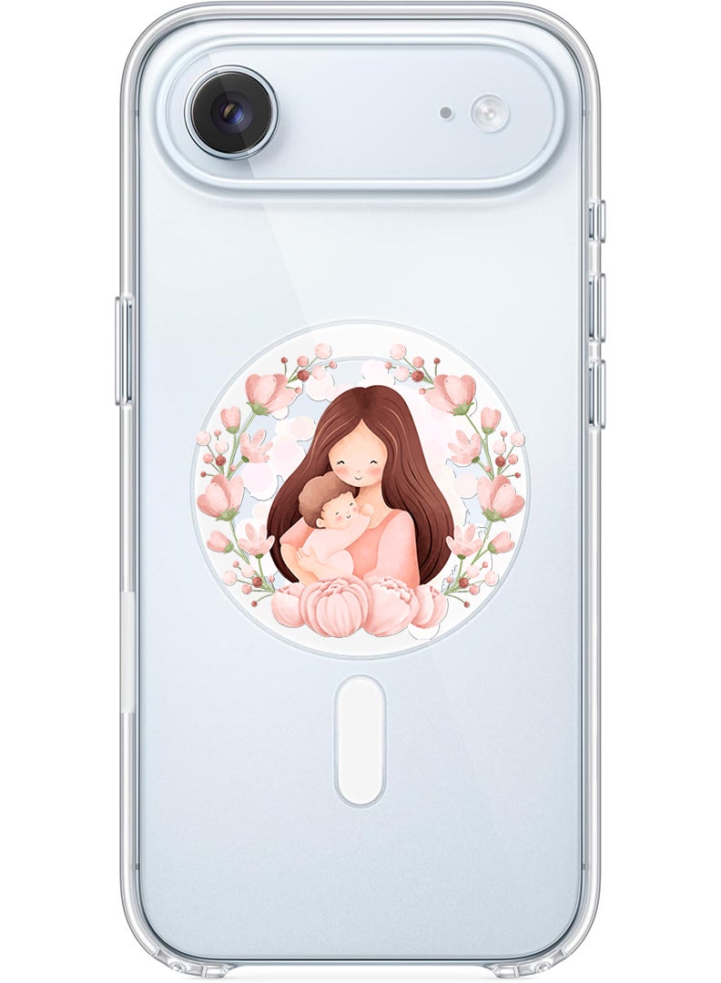 Theodor Magnetic Case for Apple iPhone 17 Air Compatible with MagSafe Wireless Charging, Shockproof Phone Bumper Cover - Mothers love - Image 1