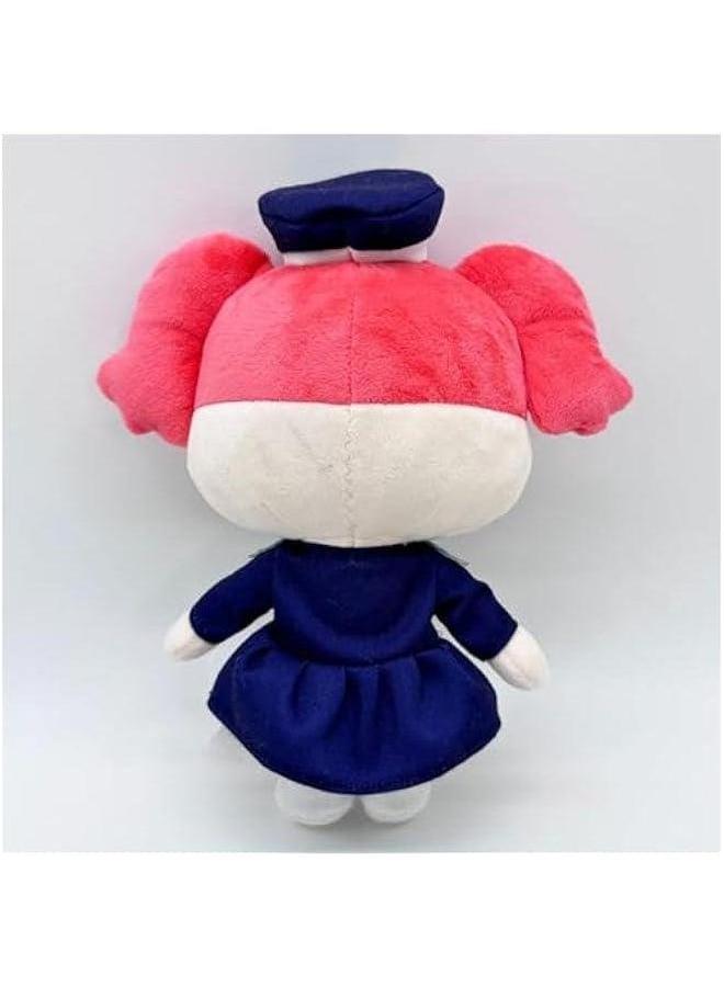 Sheriff Dog Plush Toy,9.8”Pink Nurse Police Pillow for Kids’Room Decor,Gift Animation Fans and Kids Birthday - Image 3