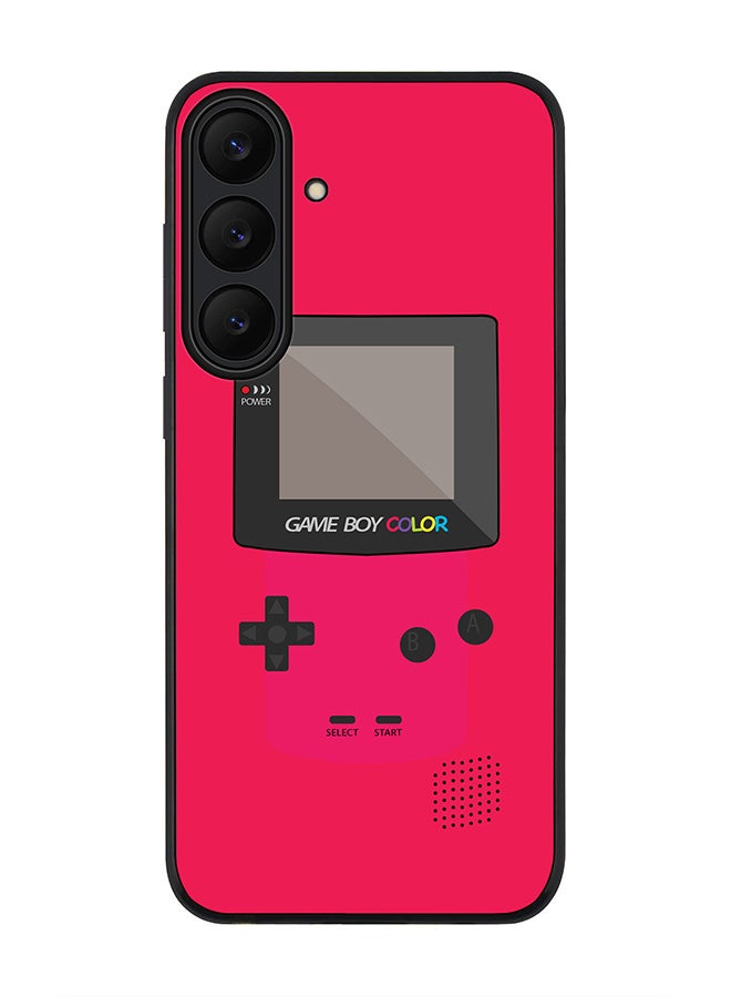 For Samsung Galaxy S25 FE Case,Slim fit Camera Protection, Shockproof Thin Phone cover  - Gameboy Color - Pink