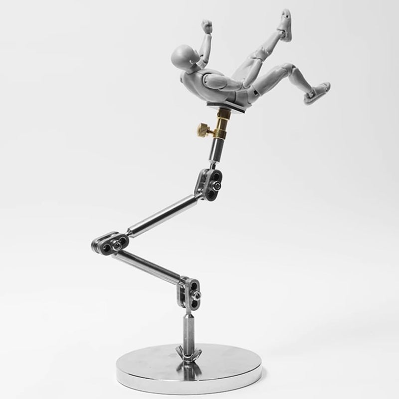 Stop Motion Rig Multifunctional Stainless Steel Stop Motion Animation Armature Stand Maximum Load Capacity 200G Claymation Animation Stand Can Improve Animation Workspace - Image 5