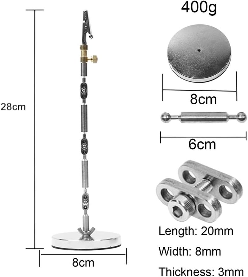 Stop Motion Rig Multifunctional Stainless Steel Stop Motion Animation Armature Stand Maximum Load Capacity 200G Claymation Animation Stand Can Improve Animation Workspace - Image 2