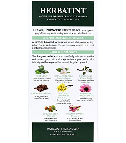 Herbatint Permanent Herbal Haircolour Gel 5D Light Golden Chestnut - 135 mL - Image 3