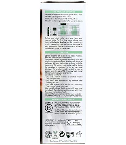 Herbatint Permanent Herbal Haircolour Gel 5D Light Golden Chestnut - 135 mL - Image 2