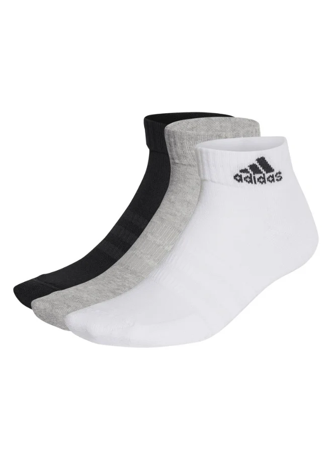 Adidas adidas C SPW ANK 3P Grey Training SOCKS for Unisex - KXL