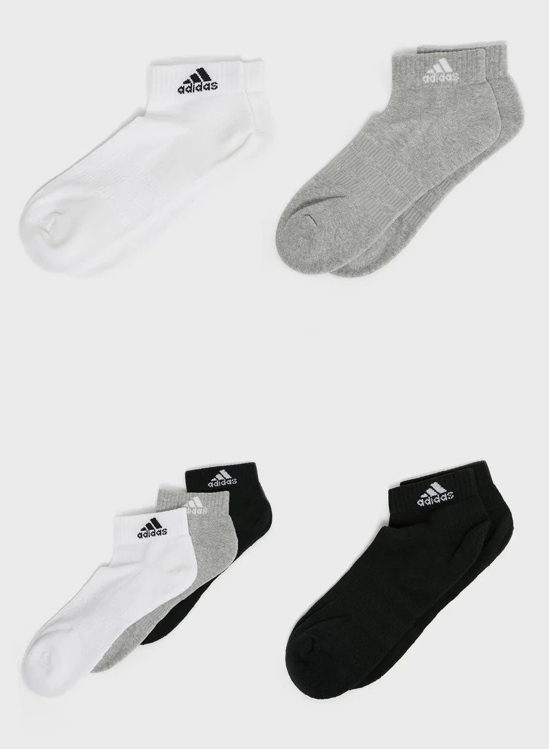 Adidas Adidas C Spw Ank 3P U Grey Not Sports Specific Socks For Men & Women