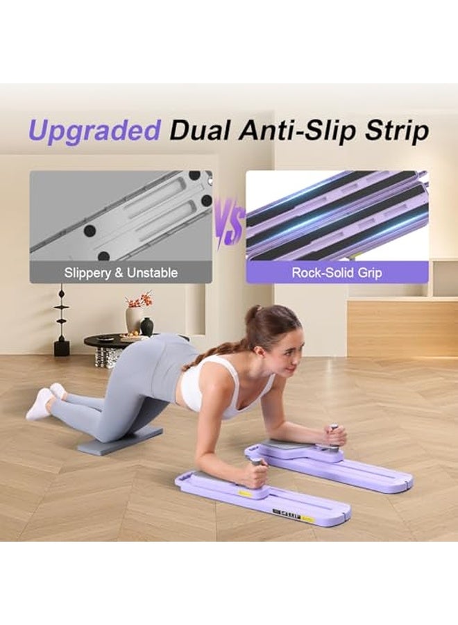 WALALLA Smart Pilates Reformer Board with LED Timer - Multifunctional Home Workout Equipment with Resistance Bands, Anti-Slip Design for Core & Full Body Training, Ideal for Women & Beginners - Image 4