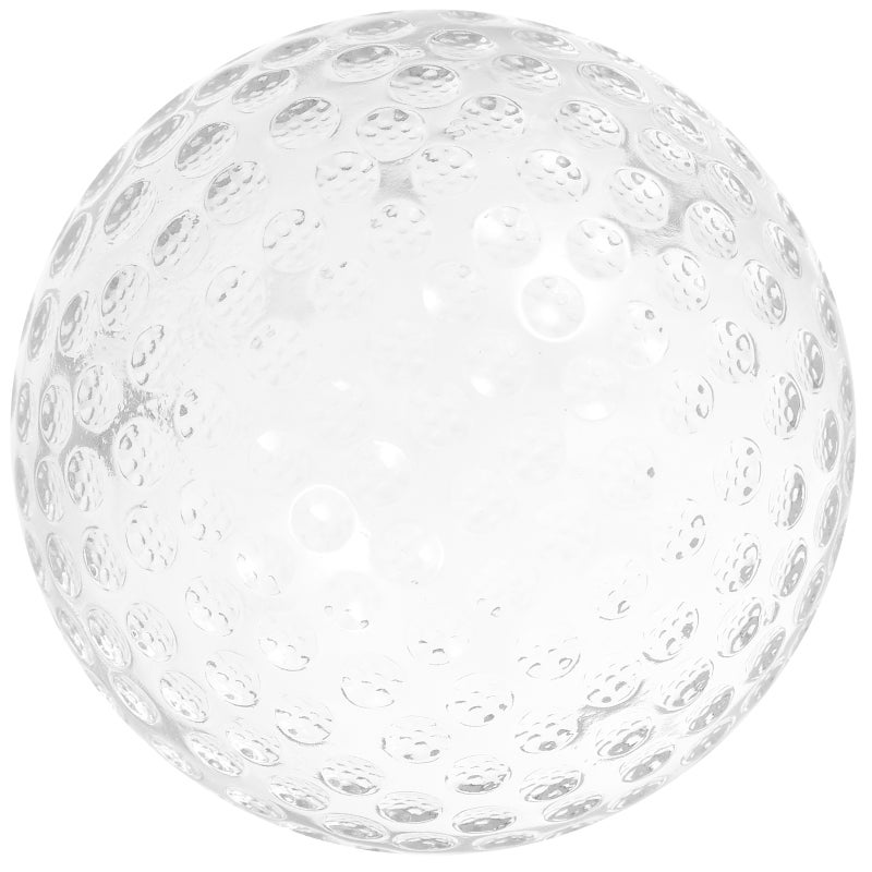 Glass Golf Decoration Desktop Decorative Glass Sphere Household Cabinet Crystal Decor - Image 1