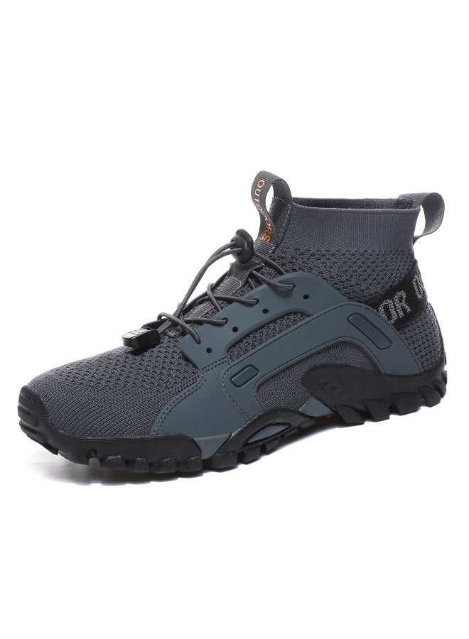 general Men's large size upstream shoes, outdoor leisure hiking shoes, hiking fishing shoes, pedal wading shoes - Image 2