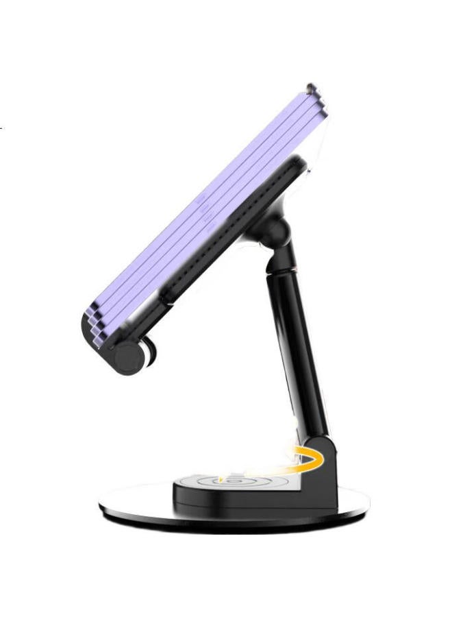 Jplayer [More Stable] Phone Stand, Desktop Portable, Foldable, Height Adjustable, Ipad Tablet Lazy Stand, Bedside, Internet Celebrity, Tiktok, Binge-Watching, Video Watching, Online Class, Black - Image 3