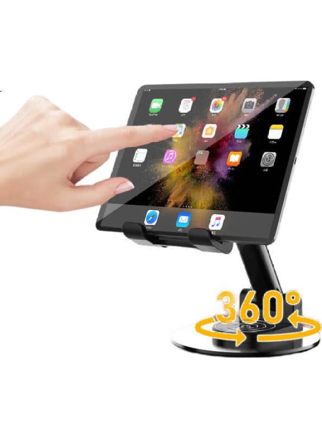 Jplayer [More Stable] Phone Stand, Desktop Portable, Foldable, Height Adjustable, Ipad Tablet Lazy Stand, Bedside, Internet Celebrity, Tiktok, Binge-Watching, Video Watching, Online Class, Black - Image 2