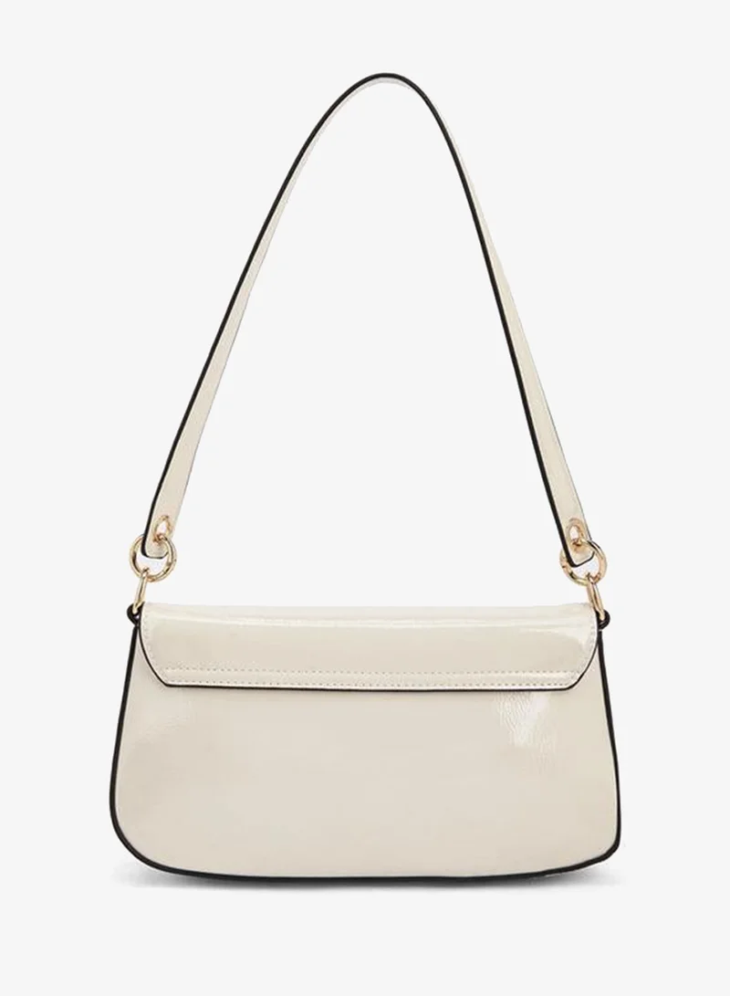 Paprika IVORY Solid Shoulder Bag With Top Handle for Women | Best Price UAE