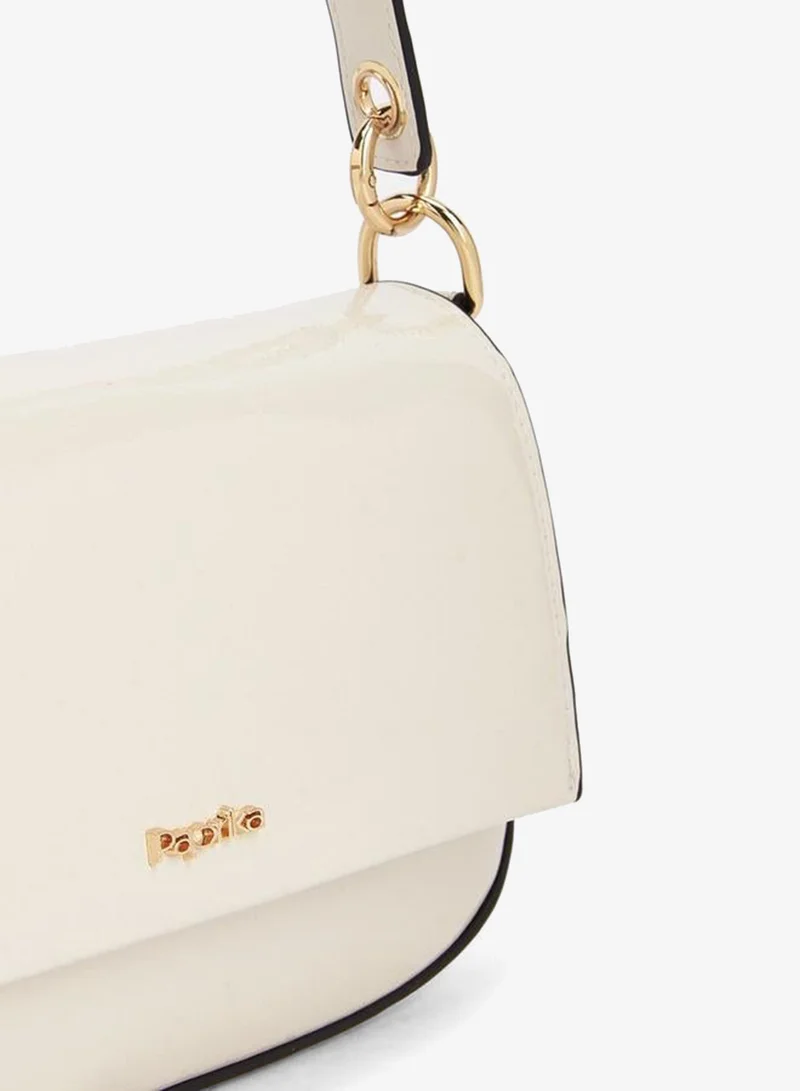 Paprika IVORY Solid Shoulder Bag With Top Handle for Women | Best Price UAE