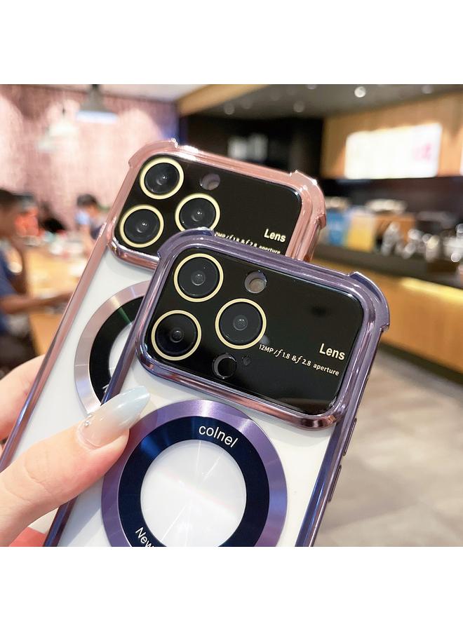اس-توب جراب لهاتف iPhone 12 Pro Max MagSafe جراب هاتف TPU مقاوم للصدمات مع فيلم عدسة - Image 3