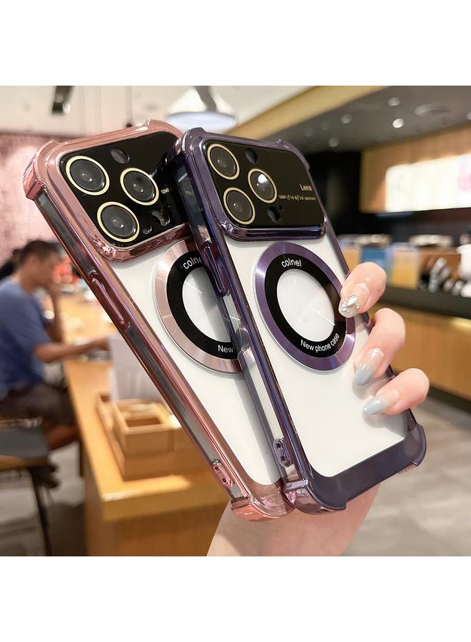 اس-توب جراب لهاتف iPhone 12 Pro Max MagSafe جراب هاتف TPU مقاوم للصدمات مع فيلم عدسة - Image 4