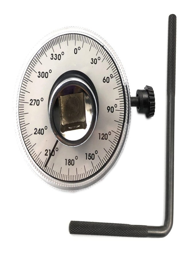 FainWan Torque Wrench, Rotation 360 degree 1/2" Drive Torque Angle Gauge Meter Rotation Measure Tool Wrench N+ - Image 1