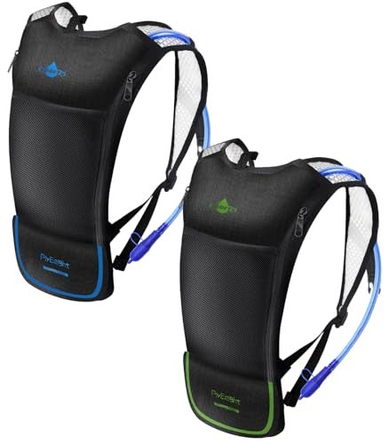 PlyEeight 2Pack Hydration Backpack for Hiking with 2L Hydration Bladder Lightweight Hydration Pack with Big Storage for Kids Women Men Hiking Cycling Camping Running - Image 1