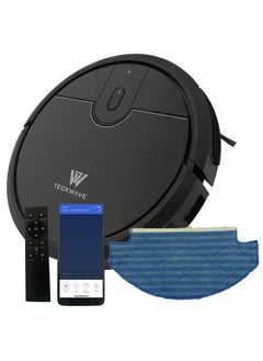 TECKWAVE TW-R12 Smart Robot Vacuum Cleaner with Mop with 3000Pa Suction Power, Auto Recharge, Anti-Fall System & Mop (1 Year Warranty & UAE Service center)  - Image 1